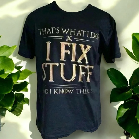 ✅Men’s “I FIX STUFF” T  shirt - Picture 1 of 13